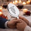 Engraved Design Key of Love Spoon Personalized Text Love Letter Spoon  Romantic Gift