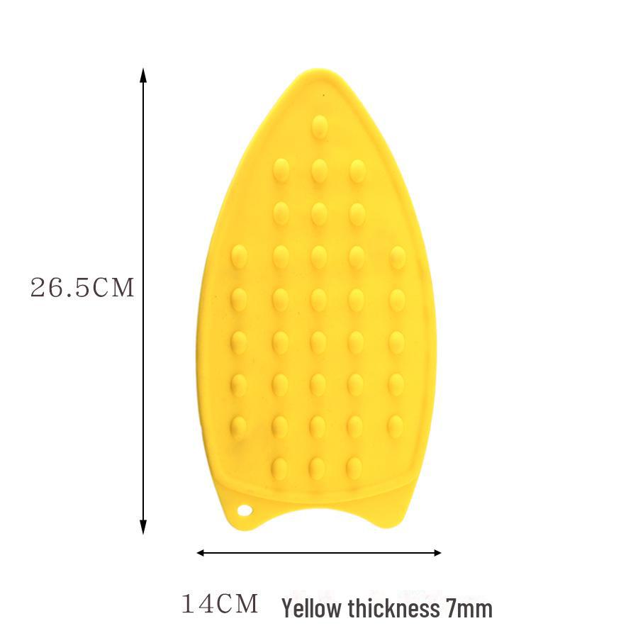 

Складной силиконовый гладильный коврик 73 г - однотонный, термостойкий, изоляционный коврик для глажки одежды. жёлтый