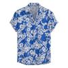 Men's Hawaiian Shirts Summer Casual Hawaiian Vacation Printed Button Lapel Short Sleeve Shirts Men's Short Sleeve Shirts
