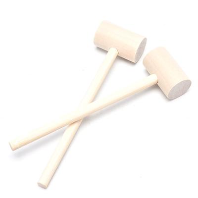 5 Pcs Mini Wooden Hammer Ball Toy  Hitting Replacement Wood Mallets Toy