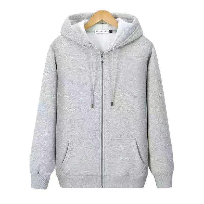 Hanorac cu fermoar din fleece pentru bărbați - Stil de toamnă, iarnă, primăvară, jachetă sport casual, cardigan