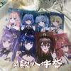 Anime Game Impact 8Pcs/Set Fontaine Sumeru Transparent Card PVC Lomo Cards Photocard For Fans Collection Take a Group Photo