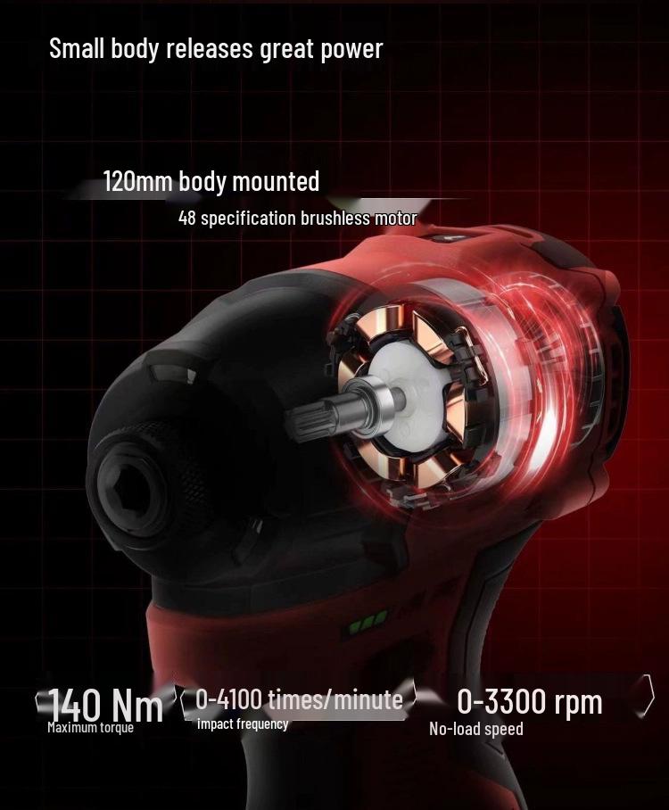 High Torque Rechargeable Brushless Impact Driver 5767-Li-12