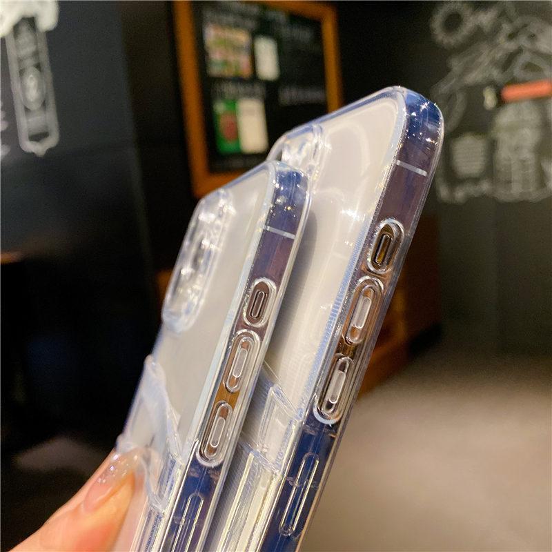 Transparent Card Bag Phone Case For Iphone 14 13 12 11 Pro Max Xr Xs X 13pro Max 14 Pro Maxclear Soft Tpu Wallet Back Cover