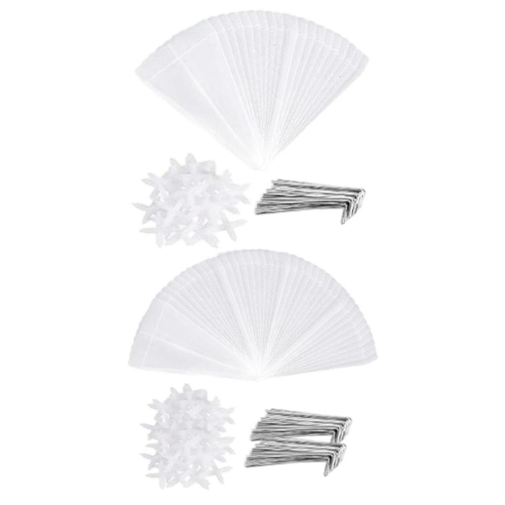 Garden Cloches for Plants Easy to Use Protecting against Sun, Frost Outdoor Mini Greenhouse Clear Foldable Bell Jar Cloche