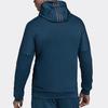 Adidas Sports Casual Hooded Long Sleeve Jacket Men Jacket Navy-Blue EB7629