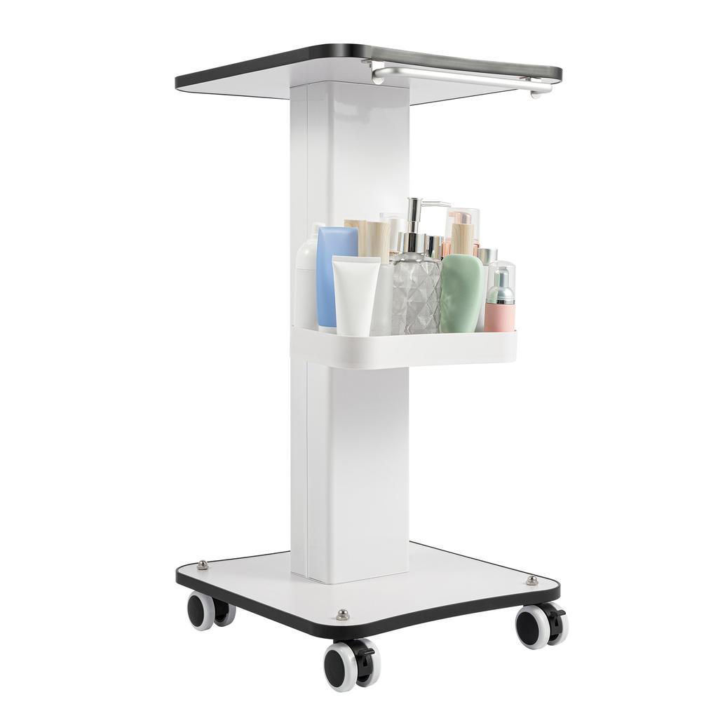3 Tier Iron Trolley Stand Beauty Salon Stand Rolling Cart For Cavitation IPL Beauty Machine Assembled Cart Salon Holder