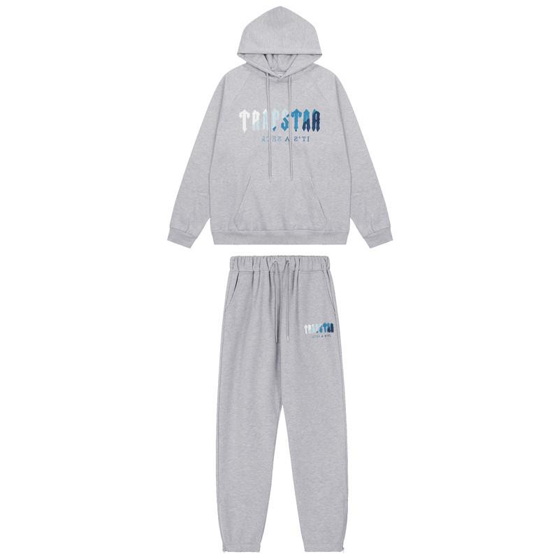 Ensemble Décontracté Hoodie Rouge/Noir Tête de Tigre Brodé Homme & Couple Trapstar Européen & Américain avec Pantalon Long