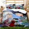 3D Print Anime Inuyasha Duvet Cover Sesshoumaru Bedding Set Double Twin Full Queen Kids Bedclothes Quilt Cover