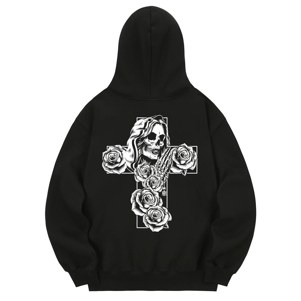 Khb0134 Yeomwon Fleece Hoodie - Black