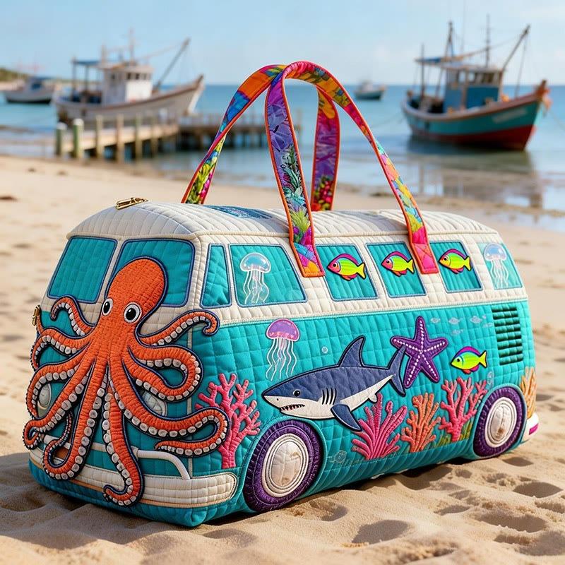 Printed Short-Distance Hand-Held Quilting Embroidery Travel Bag Multi-Functional Sports Fitness Bag