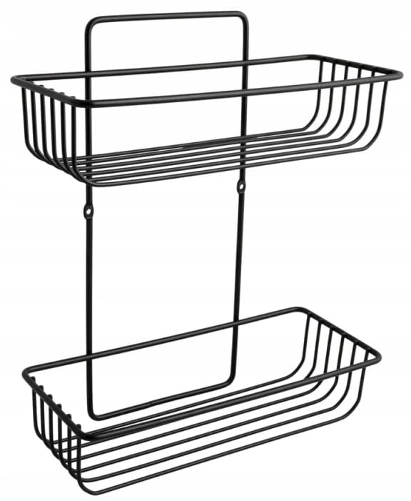 Wire Shower Shelf, Two-Tier, Loft Style