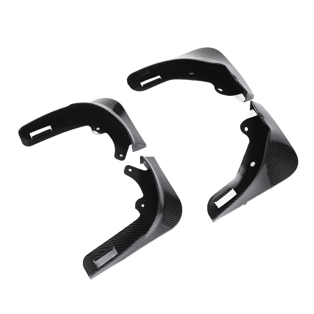 Radschmutzfänger Carbonfaser-Stil Vorne Hinten Reifenspritzschutz Ersatz für Tesla Model Y 2021