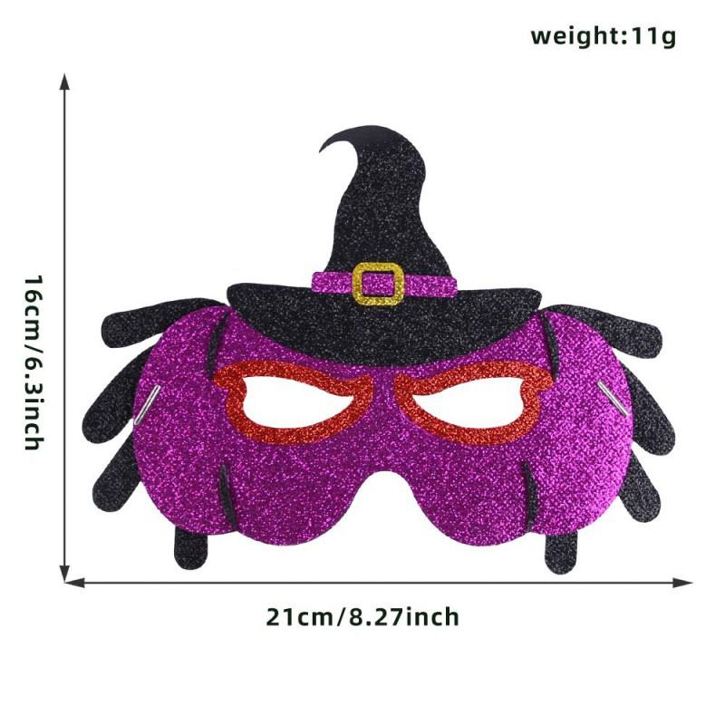 Halloween Half Face Mask Bat Skull Spider Demon Eye Cover Costume Accessory Party Decoration