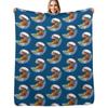 Chicken Joe Fan Art Throw Blanket Soft Solid Color Blanket for Couch Bed