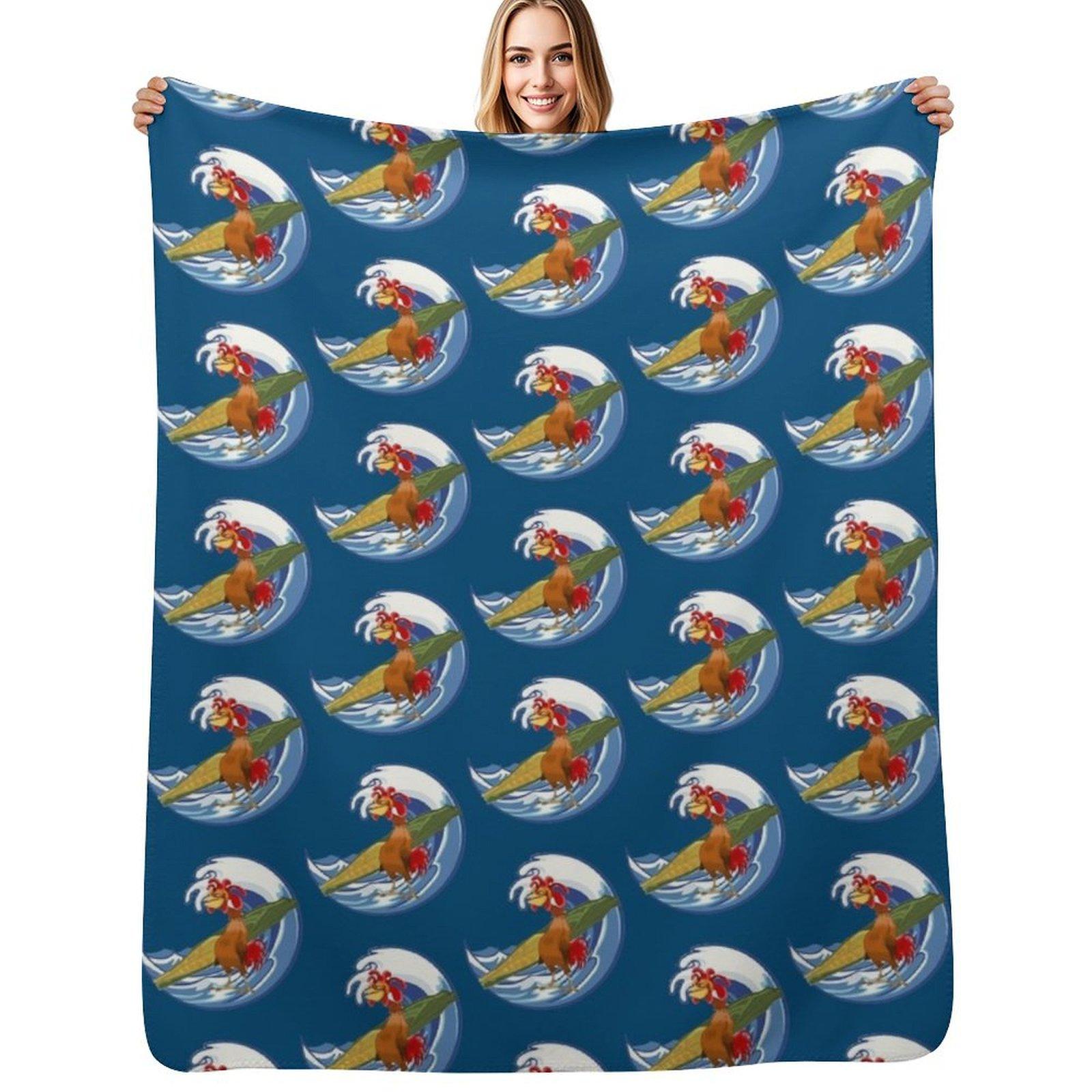 Chicken Joe Fan Art Throw Blanket Soft Solid Color Blanket for Couch Bed Size: 75*100cm, Weight: 230 GSM