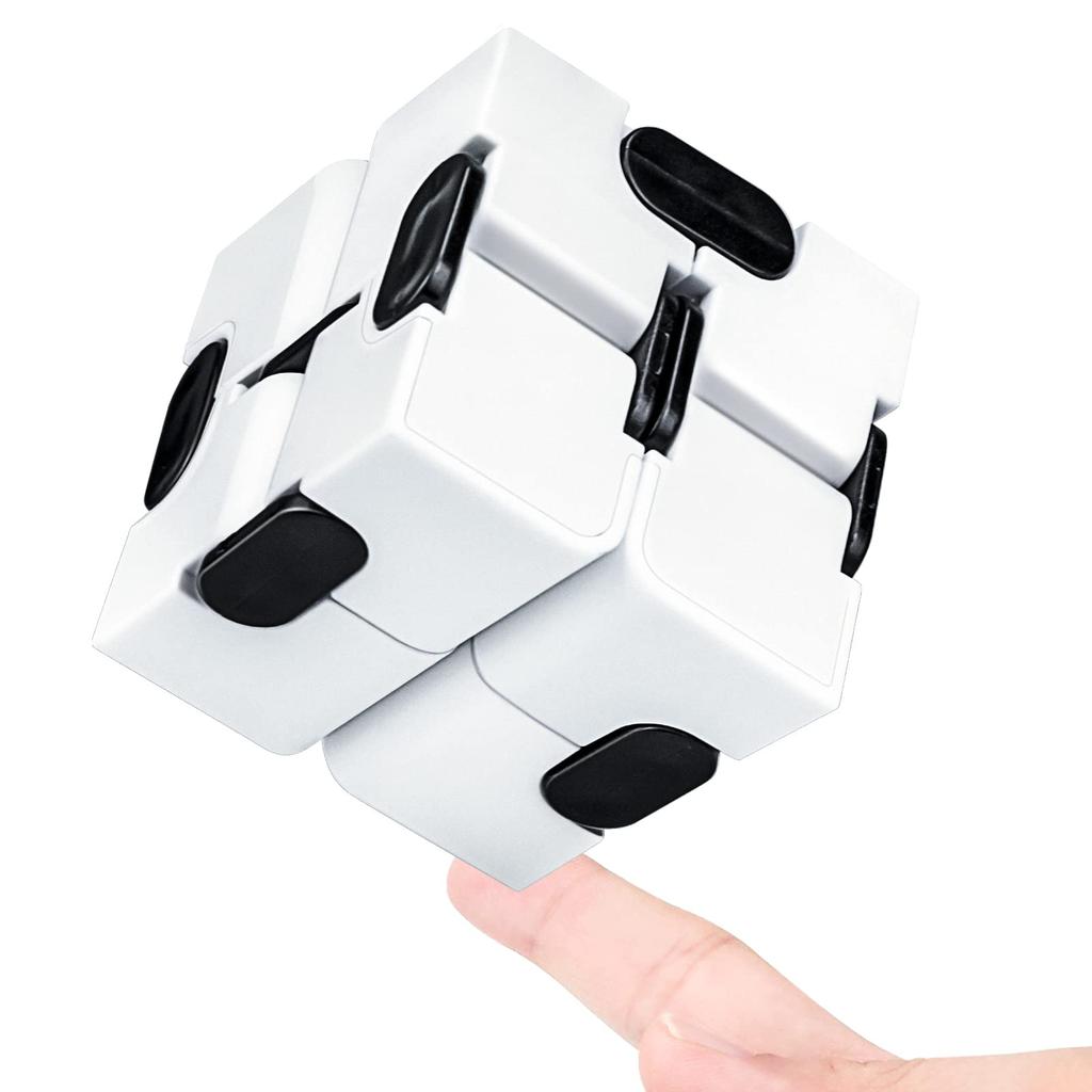 Infinity Cube Fidget Sensory Toy Mini Puzzle Cube Toy Stress Anxiety Relief Magic Puzzle Flip Toy for ADHD Autistic Kids Adult