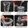 1-5pc Visible Clear Plants Germination Cup Hydroponic Seed Planter Pots Reusable Durable Seed Starter Tray Plastic View Cups