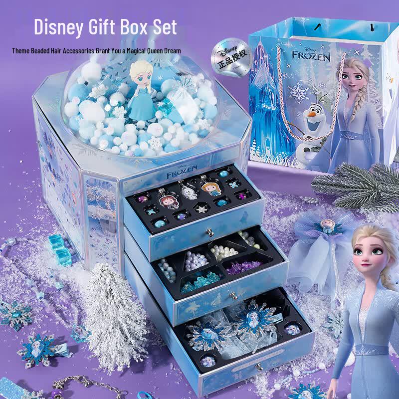 Disney Frozen Elsa DIY Hair Accessories & Decor Gift Set