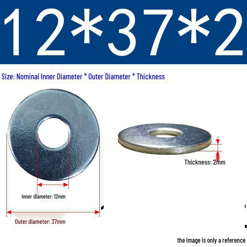 Galvanized Flat Metal Washer Spacer M3-M60