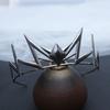 1pc Exquisite Gothic Geometric Spiked Crystal Hair Crown Accent Fantasy Royal Design Perfect Weddings Cosplay Elegant Headpiece