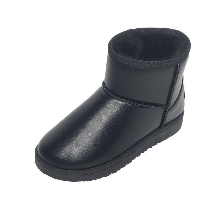 

Водонепроницаемые и нескользящие 2025 новые зимние ботинки женские короткие ботинки на плоской подошве корейская версия хлопковая обувь утолщенные теплые женские ботинки студенческая обувь 38