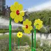 Watering Sprinkler Flower Shape Dancing Daisy Sprinklers 720 Rotating Water Spray Toy for Yard Lawn Watering Irrigation Tools