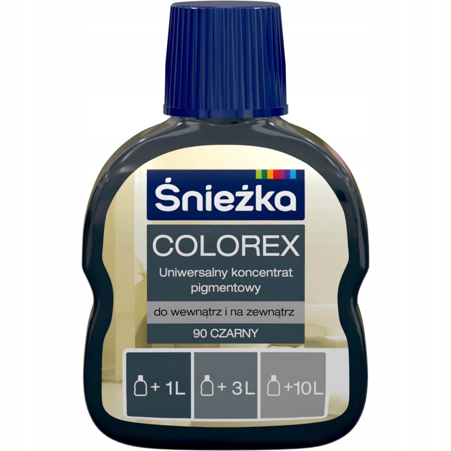 Śnieżka Colorex pigment barwiący do farb Czarny mat 100ml