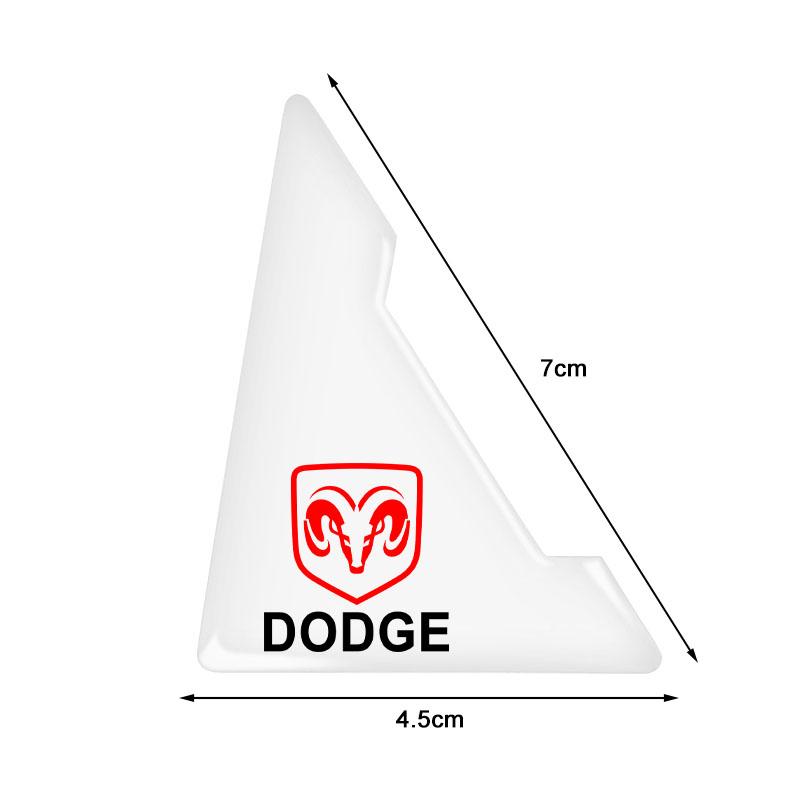2Pc Car Door Corner Cover Anti-Scratch Protection Sticker Styling for Dodge Caliber Ram 1500 Caravan Charger Grand Caravan Journey Coolway Durango