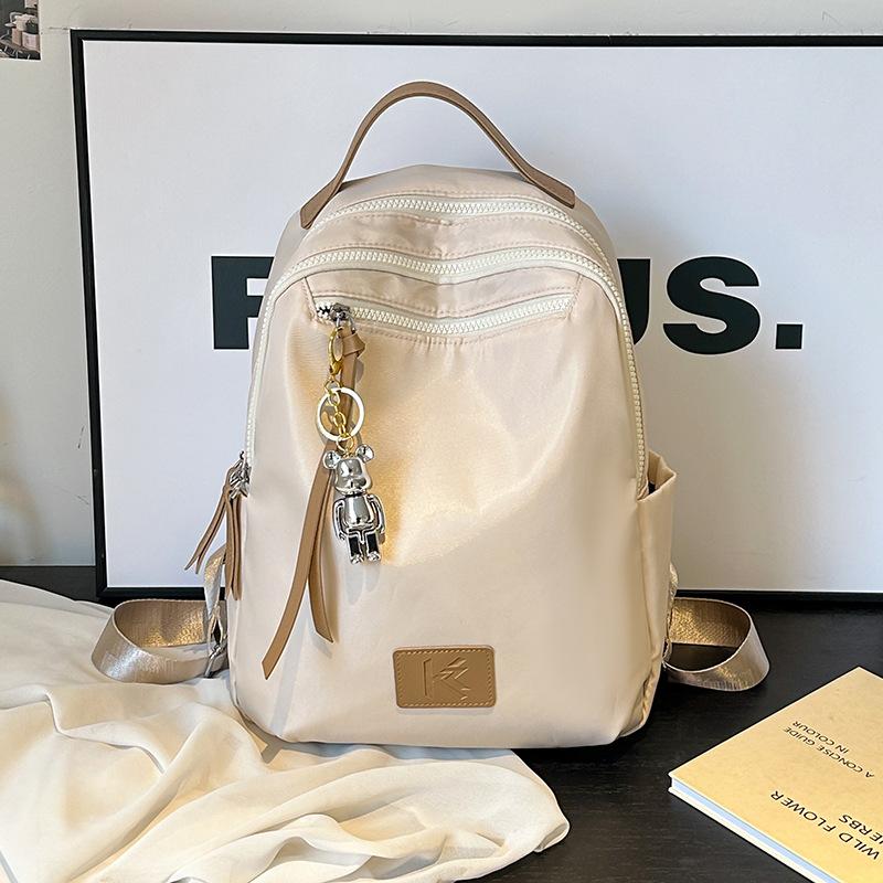 Women's shoulder bag, new trendy fashion casual bag, high-end leather large-capacity backpack