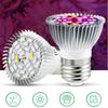 Advanced Full Spectrum 28leds Growing Lamp With Uv Light Perfect For All Plant Stages E27 Gu10 E14