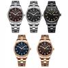 Men Clock Quartz Date Luxury Man Wristwatch Waterproof Luminous Stainless Steel Men's Watches Reloj
