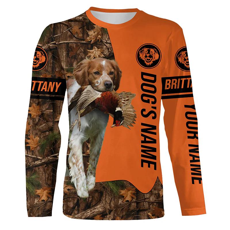 Camo Hunting Animals Wild Boar Men T-Shirt 3D Print Sport Long Sleeve Tee Tops Casual O Neck Streetwear T Shirts Men's Clothing