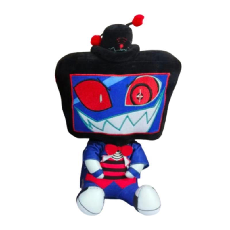 New Hazbin El Vox Val Plush Helluva Boss Blitzo Plush Doll Cute Anime Peripherals Loona Vox Shark Plushie Toy Gift For Kid