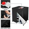 Bâche pour cuve IBC 1000 L 210D - couvre-réservoir anti-UV anti-poussière noir 120x110x116 cm
