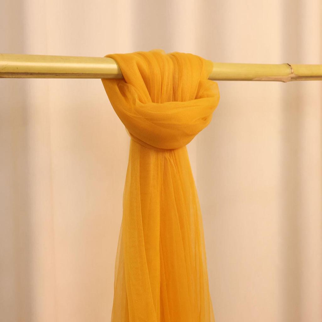 Autumn Harvest Orange Yarn Curtain for Kindergarten Nature Corner Decoration