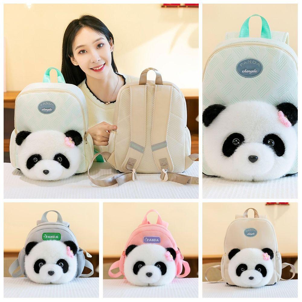 Cartoon Kids School Backpack Lightweight Panda Primary School Bags  Elementary School