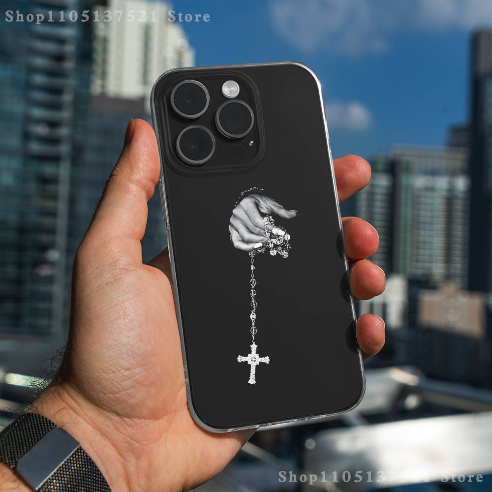

G-Готичний хрест Символ Чохол для телефону Для iPhone 17,16,11,15,13,14,12,Air,Mini,Plus,Pro,Max,Plus,E Прозорий м який корпус iPhoneX