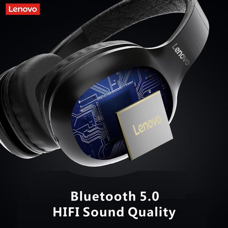Buy Lenovo HD300 Bluetooth Headset Wireless Foldable Computer Headphone  Long Standby Sports Running Stereo Gaming Headset at affordable prices —  free shipping, real reviews with photos — Joom