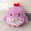 Chicken Cartoon Theme Plush Toy Backpack Pendant Cute Keyring Decoration Gift