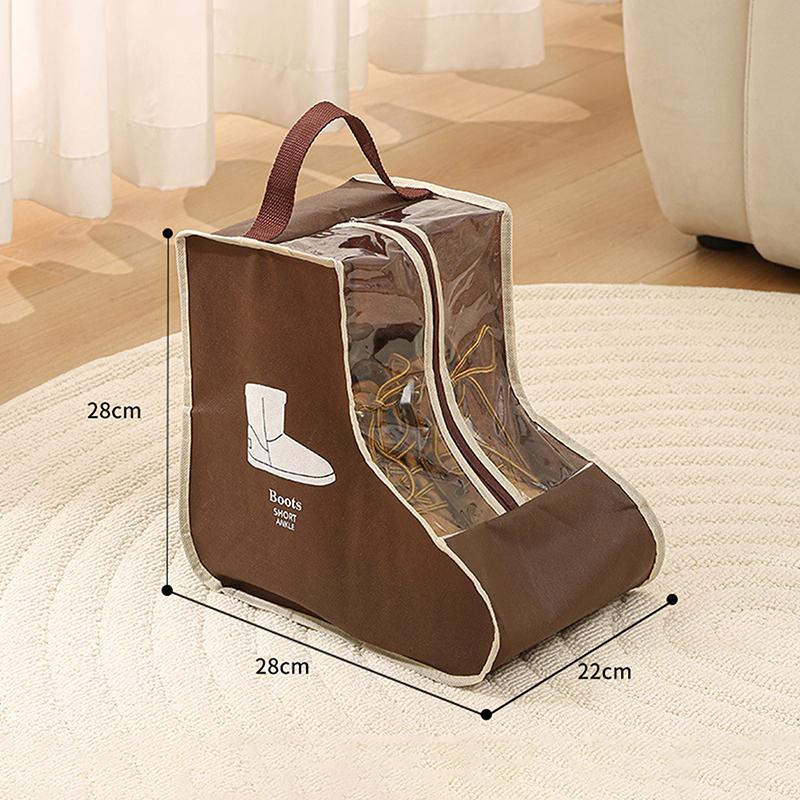 M-Multi-Functional Shoes Storage Bag With Handle Dustproof Boots Protector For Long & Ankle Boot Travel Pouch Shoe Organizer