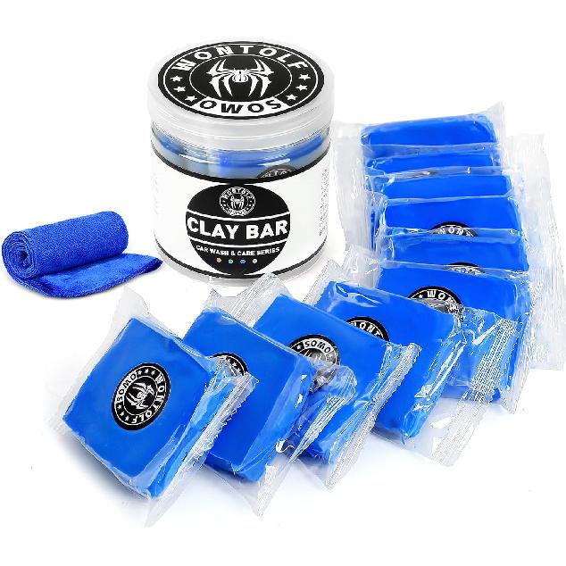 Wontolf 10 Pack Clay Bars Auto Detailing Premium Grade Magic Clay Bar Kit Car Detailing Kit With Washing And Adsorption Capacity For Car Detailing