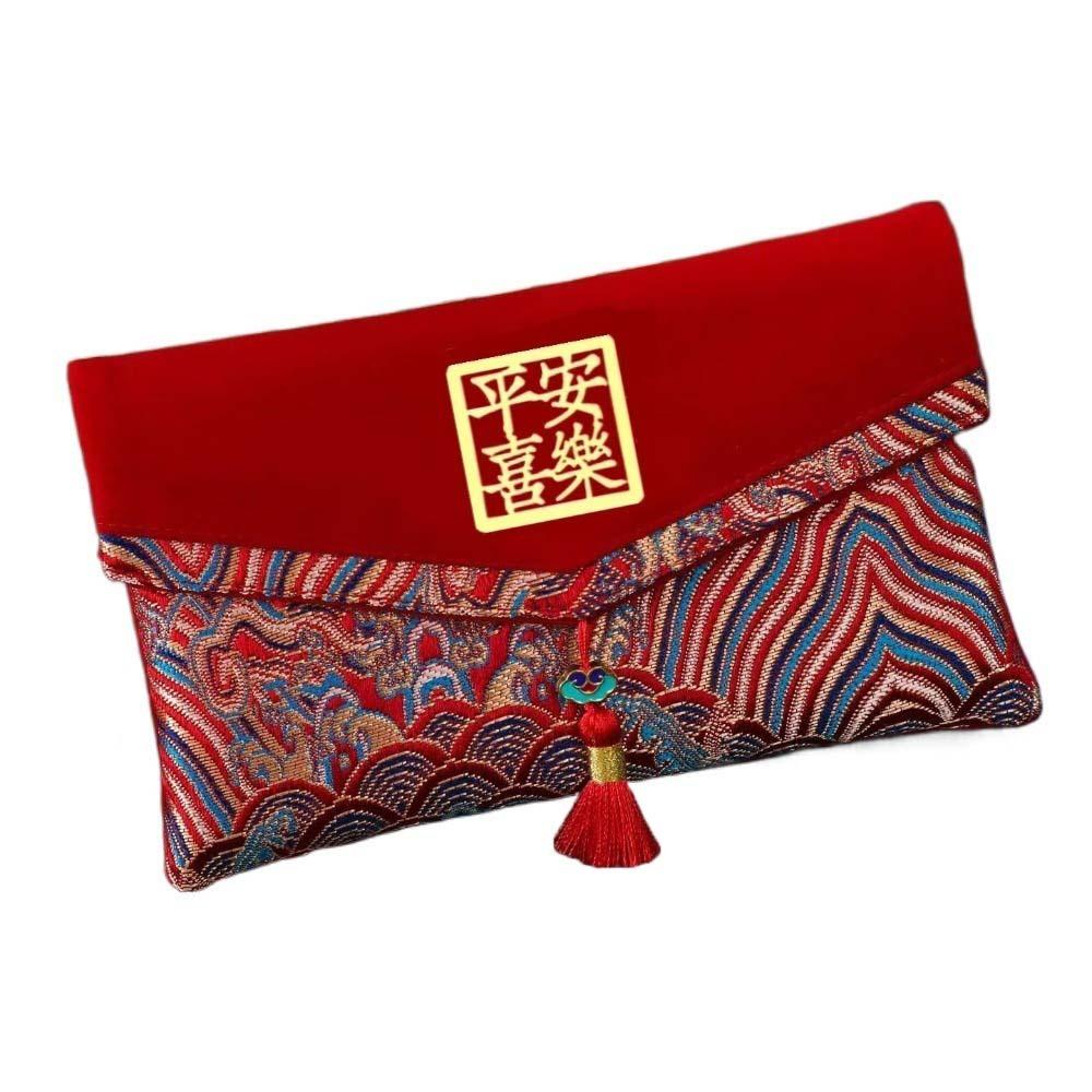 Magnetic Snap Spring Festival Red Envelope Traditional Lucky Money Packet  Celebration Party