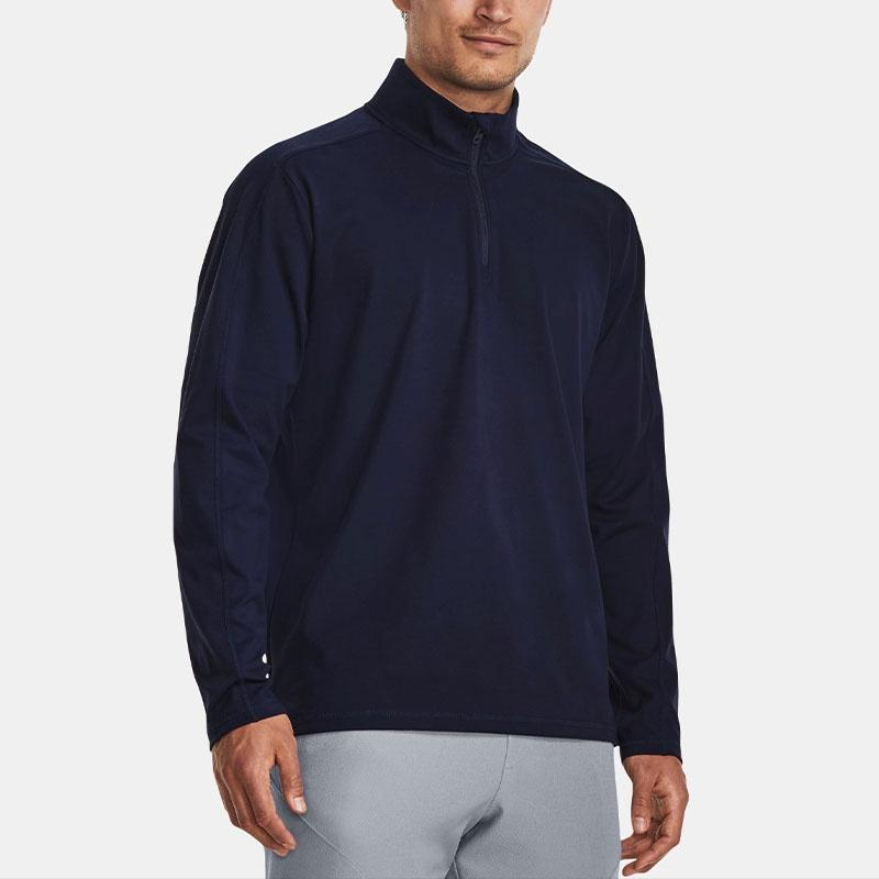 Under Armour Meridian 1/4 Zip Long Sleeve Top 'Midnight Navy' Men's 1379673-410