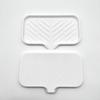 Non-Slip Silicone Soap Dish and Draining Mat for Kitchen & Bathroom