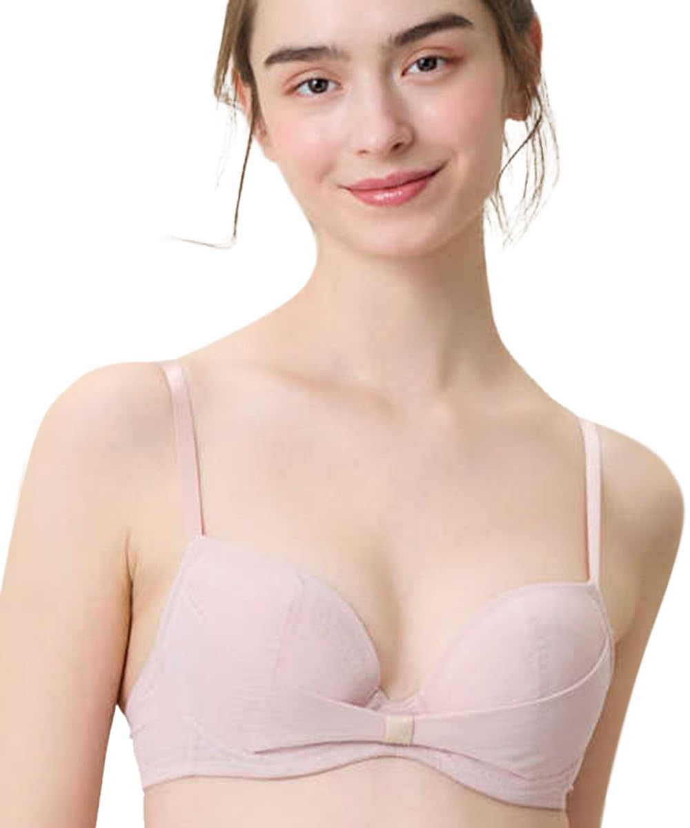 

Unnanacool Поддерживает вашу грудь в форме с помощью ленты и создает декольте Ribbon JB2000 DR Bra. [Простой бюстгальтер] Женский