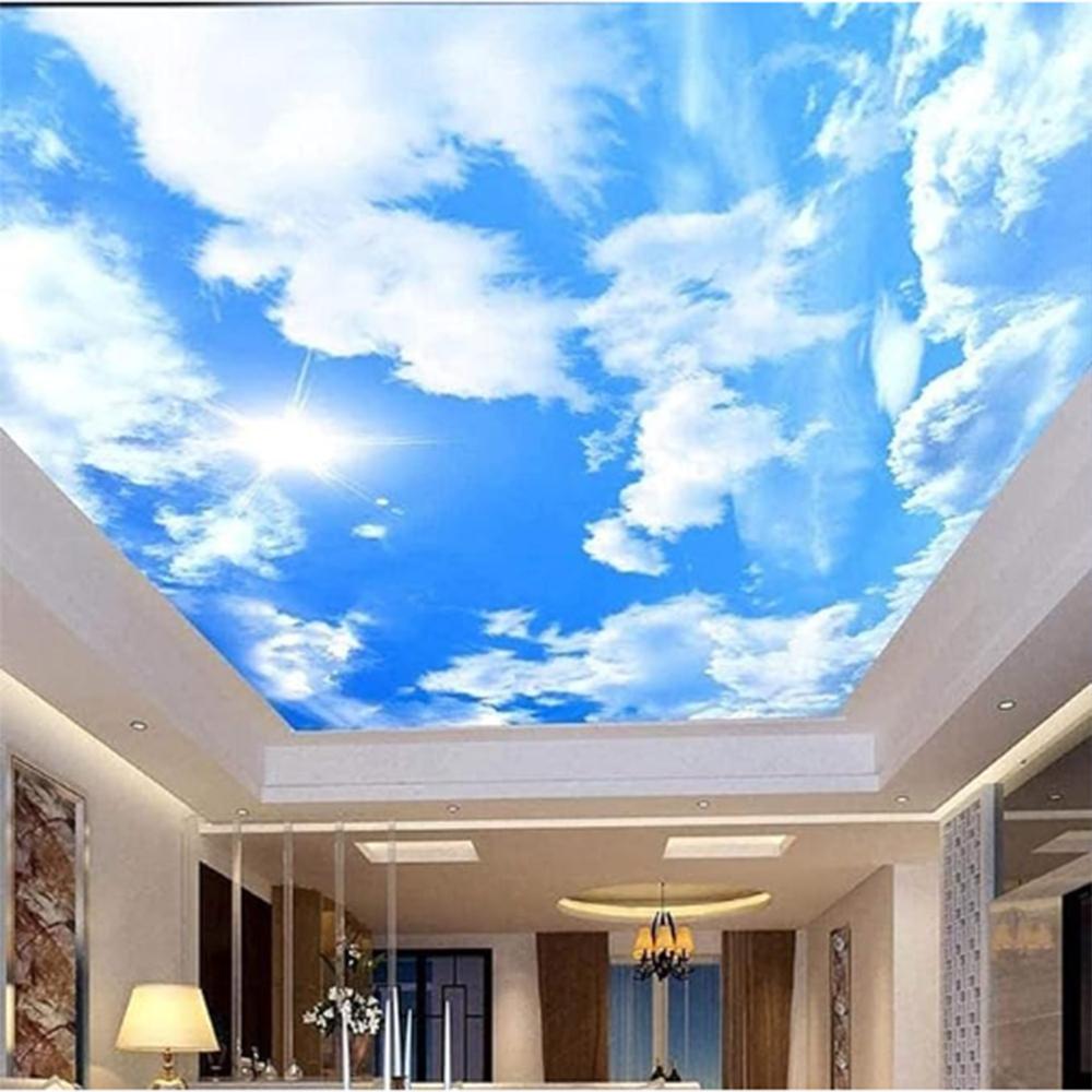 Ceiling Wallpaper Sky Wall Mural Kids Room Bedroom Living Room Cloud Murals For Ceilings