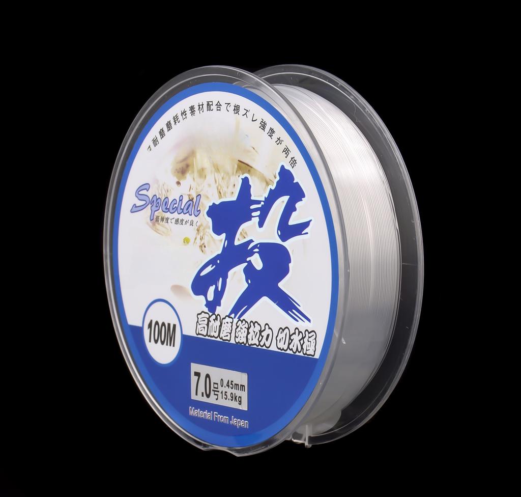 Fishing Line 100 Meters Taiwan Fishing Luya Sea Fishing Line Sea Pole Long-range Throwing Fishing Line Strong Tension Nylon Main Line Sub-line