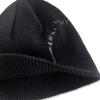 NOUGHT Wave Hand Stitch Detail Beanie / Black