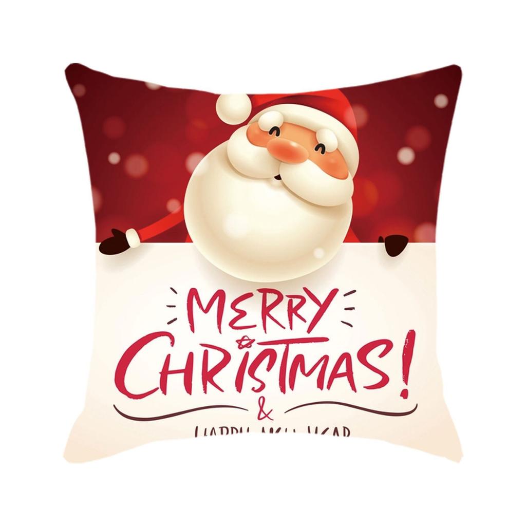 New Christmas Pillow Cover, Festive Pillow, Cushion Cover, Gift Backrest Cover, Waist Cushion Cover